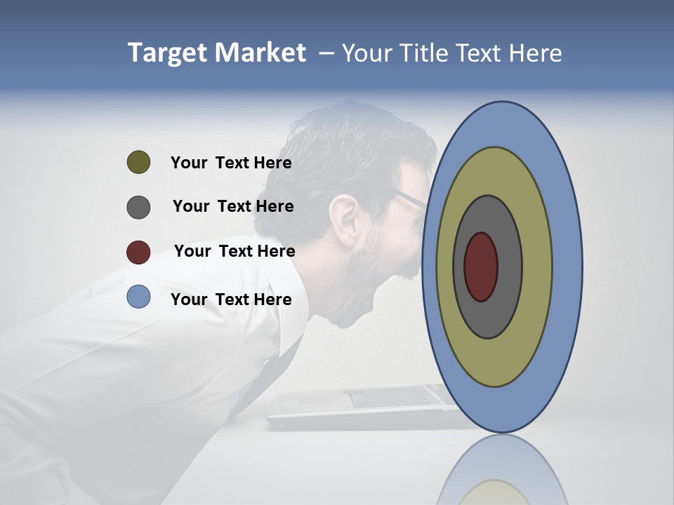 Man Businessman Background PowerPoint Template