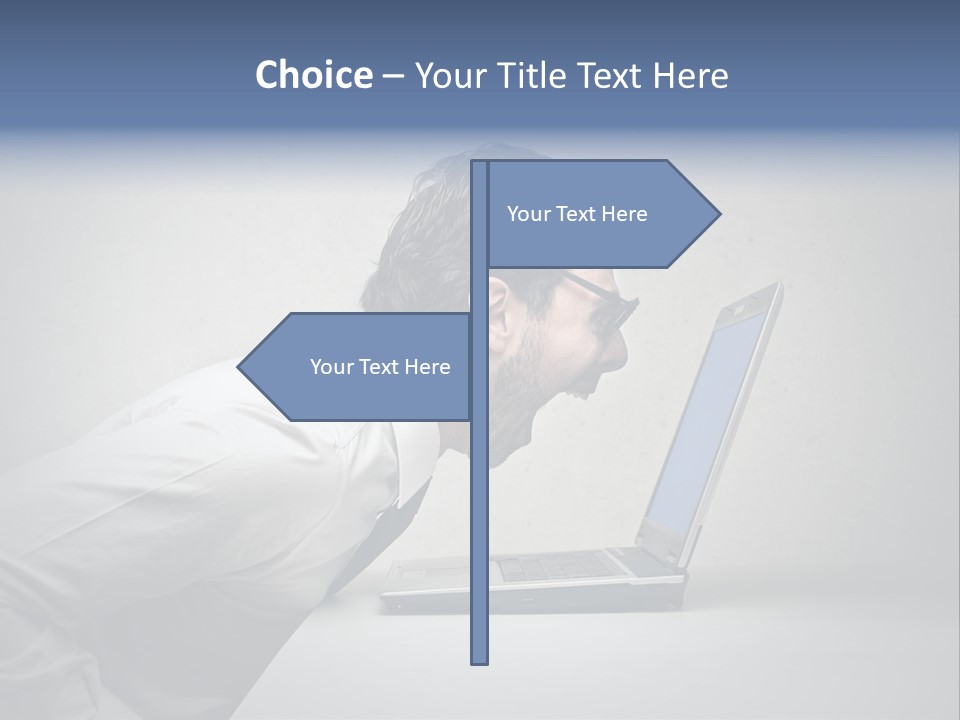 Man Businessman Background PowerPoint Template