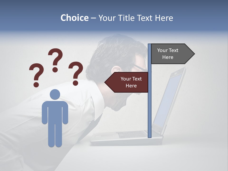 Man Businessman Background PowerPoint Template