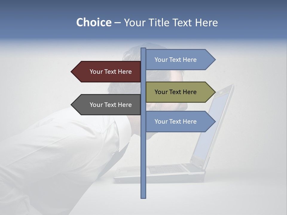 Man Businessman Background PowerPoint Template