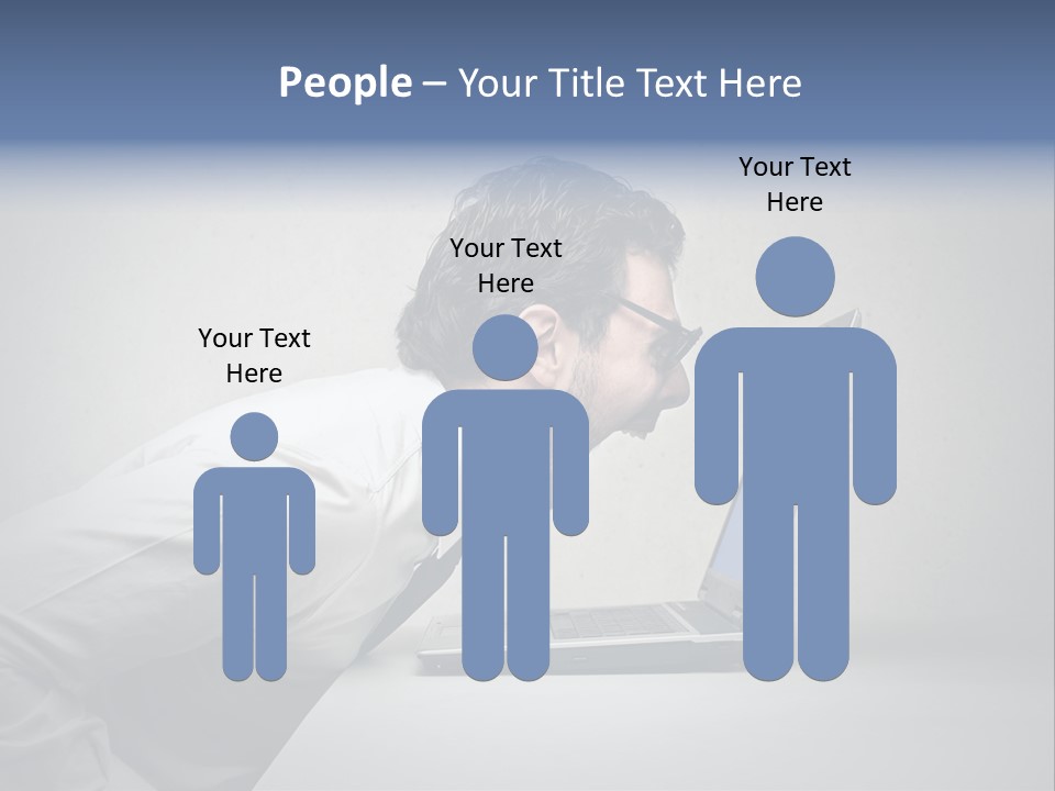 Man Businessman Background PowerPoint Template