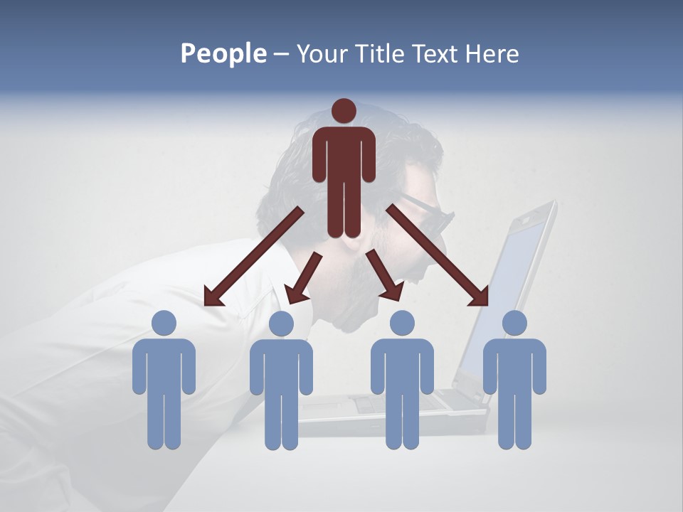 Man Businessman Background PowerPoint Template