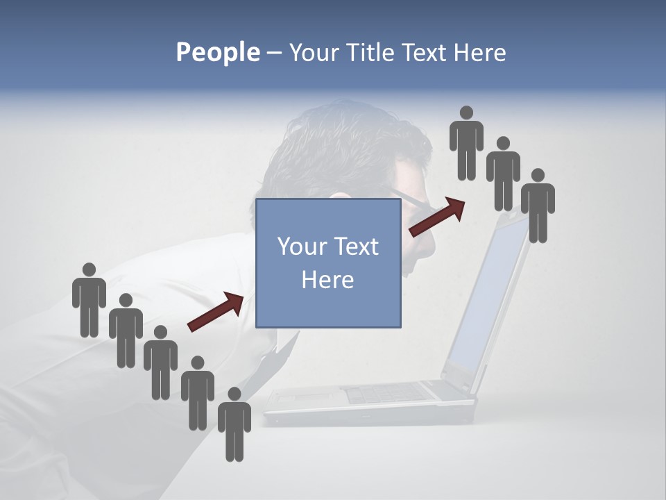 Man Businessman Background PowerPoint Template