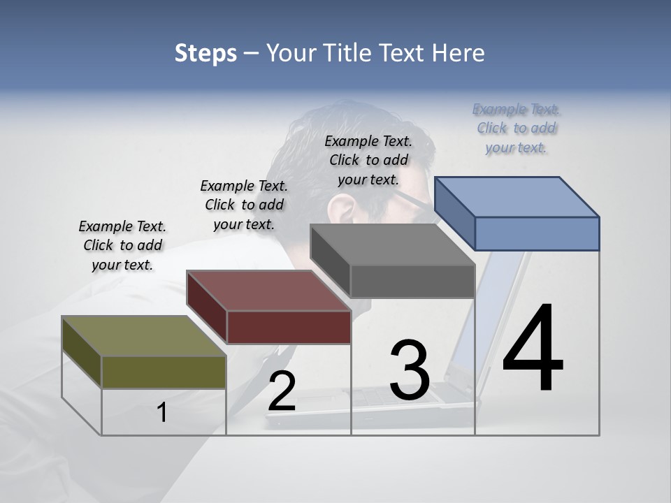 Man Businessman Background PowerPoint Template
