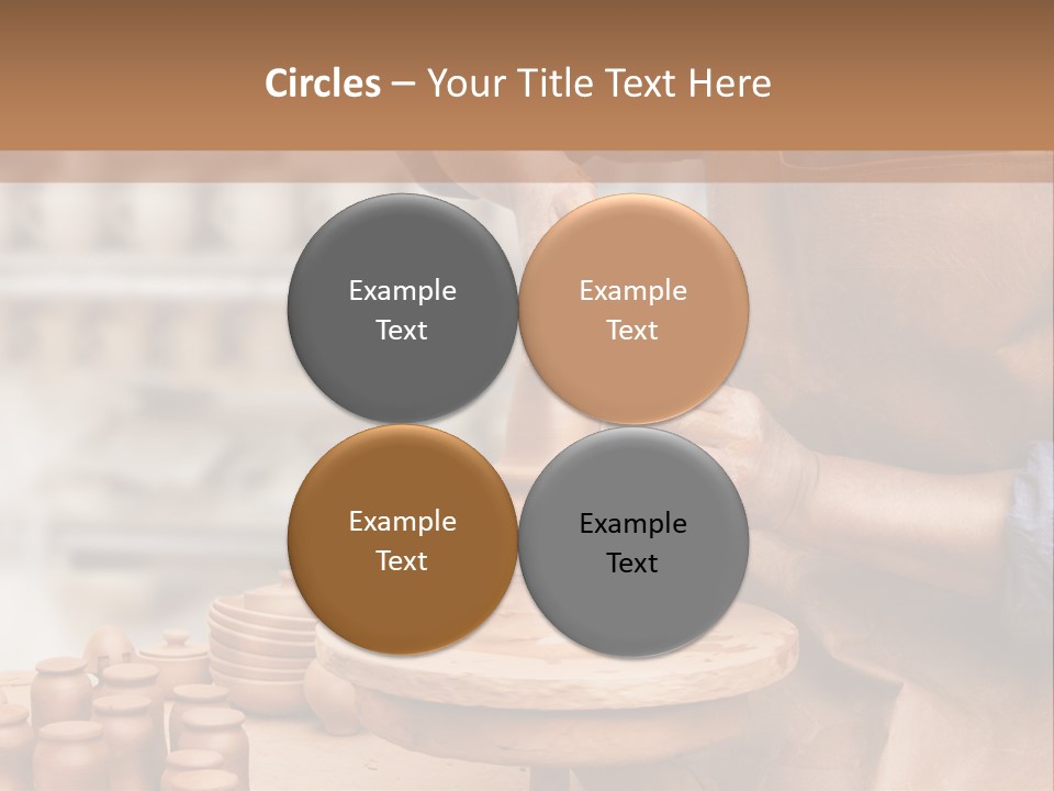 Making Person Ceramic PowerPoint Template