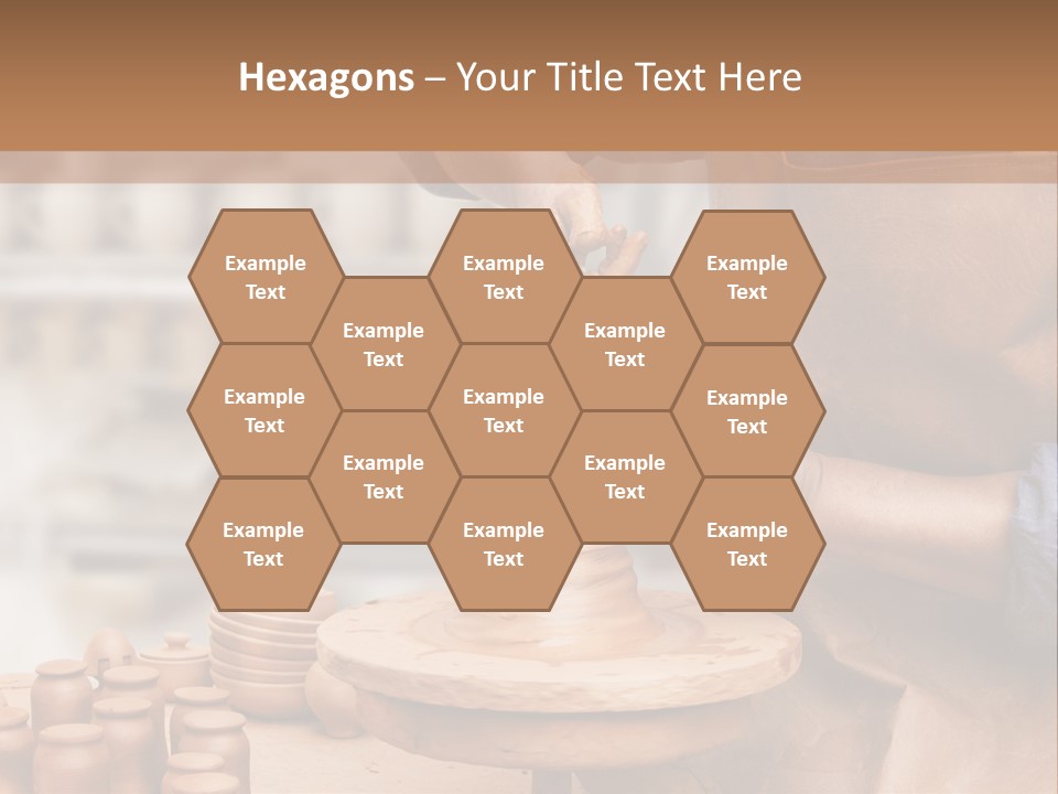 Making Person Ceramic PowerPoint Template