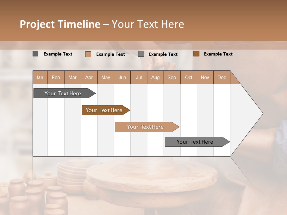 Making Person Ceramic PowerPoint Template