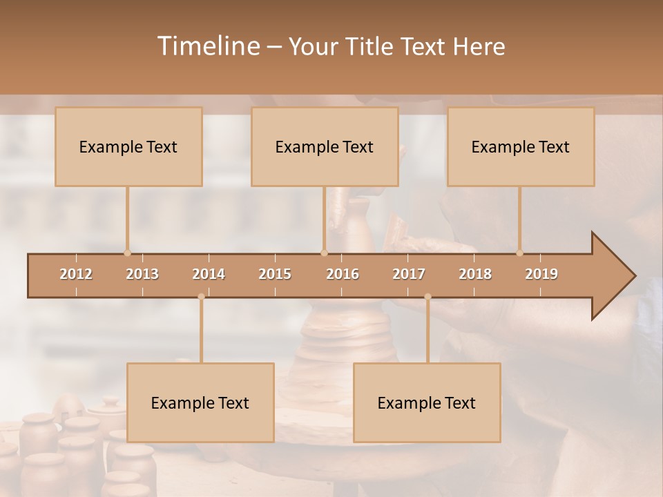 Making Person Ceramic PowerPoint Template