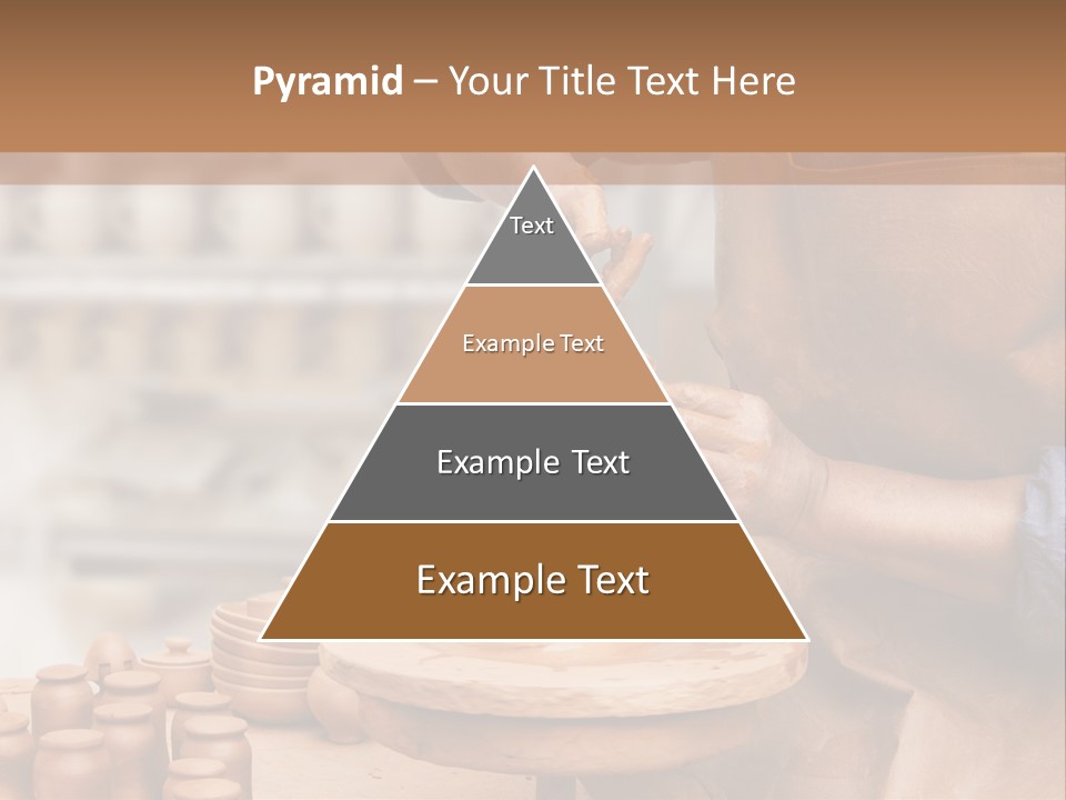 Making Person Ceramic PowerPoint Template
