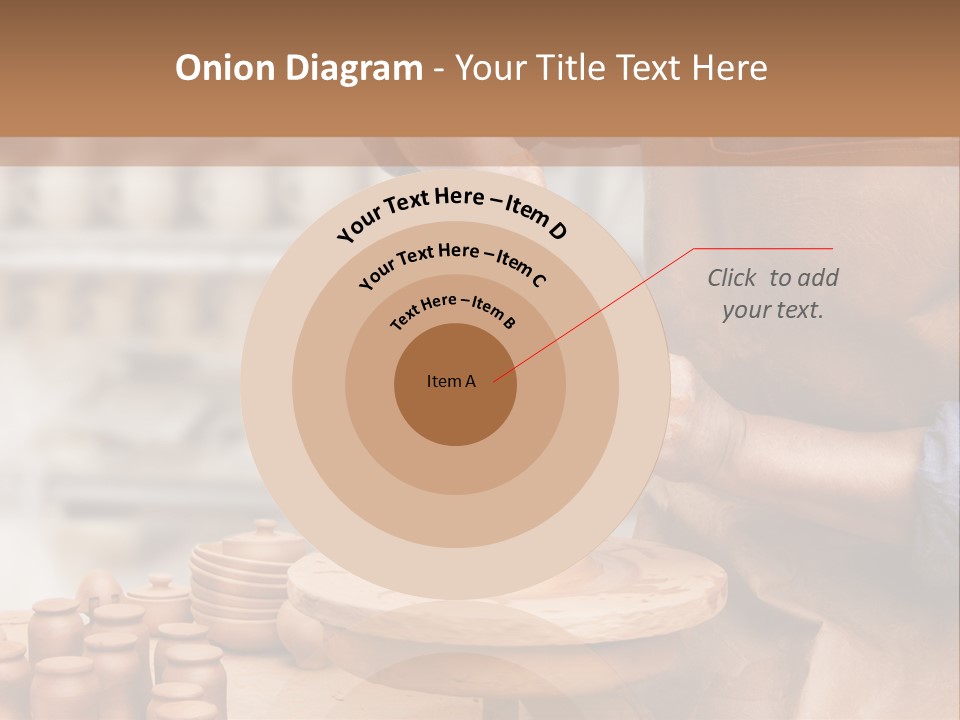 Making Person Ceramic PowerPoint Template