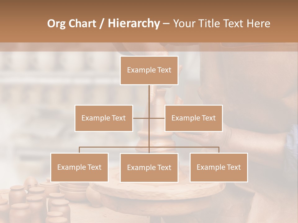 Making Person Ceramic PowerPoint Template