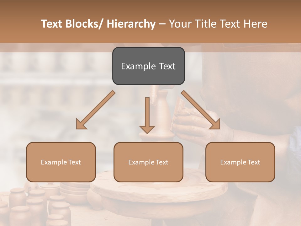 Making Person Ceramic PowerPoint Template