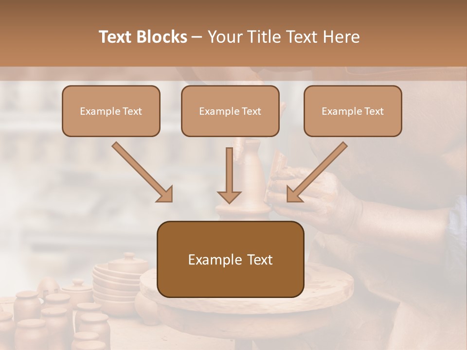 Making Person Ceramic PowerPoint Template