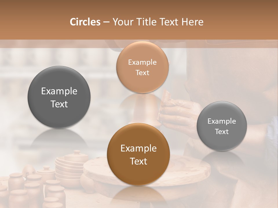 Making Person Ceramic PowerPoint Template