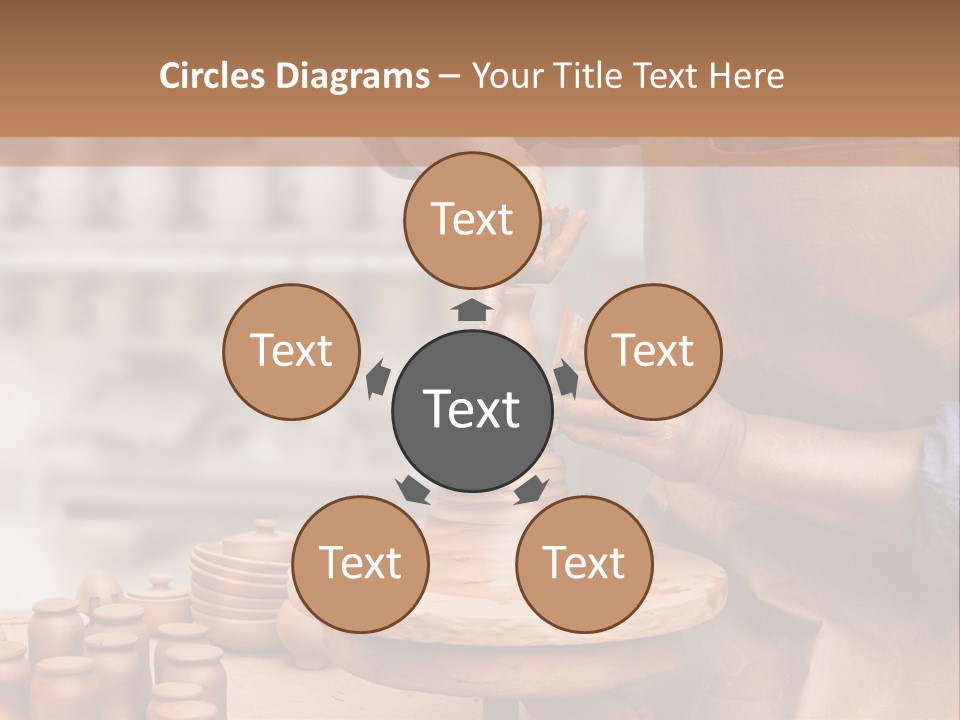 Making Person Ceramic PowerPoint Template