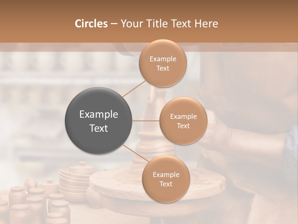 Making Person Ceramic PowerPoint Template