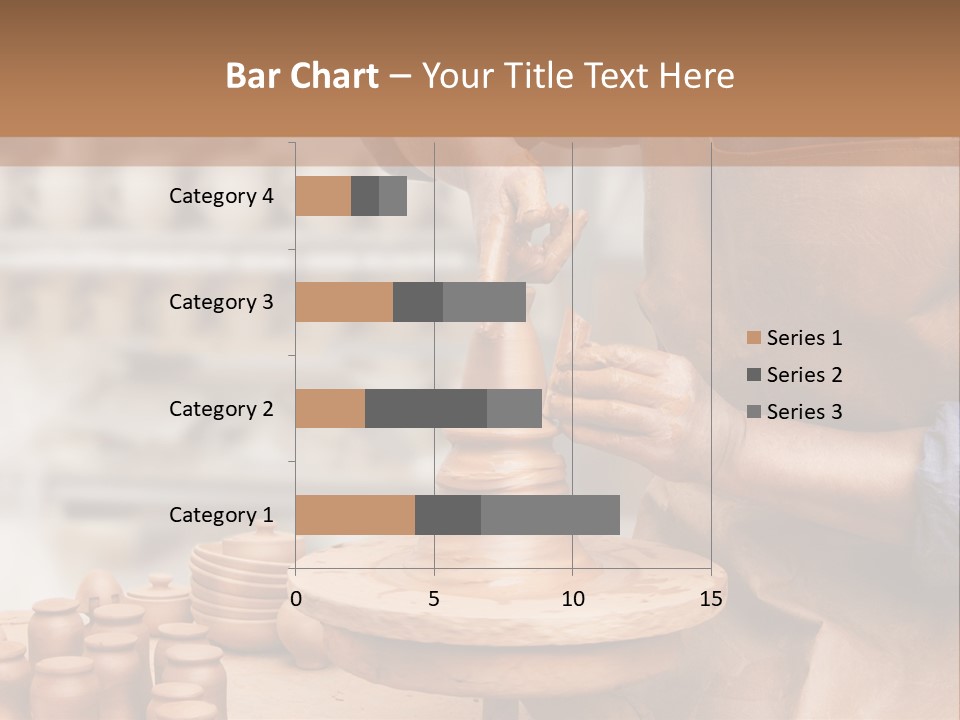 Making Person Ceramic PowerPoint Template