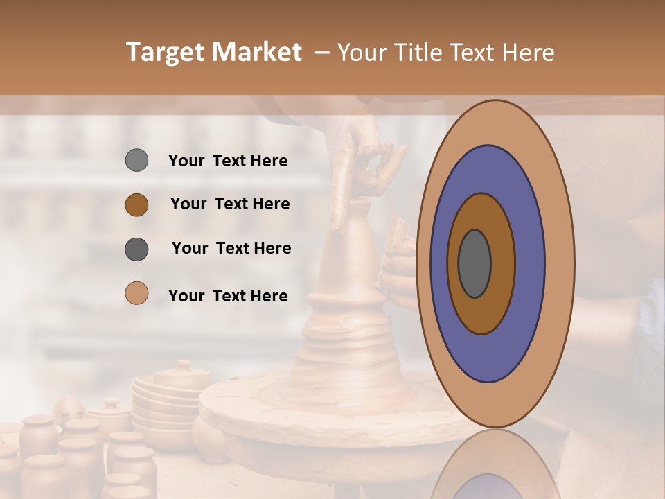 Making Person Ceramic PowerPoint Template