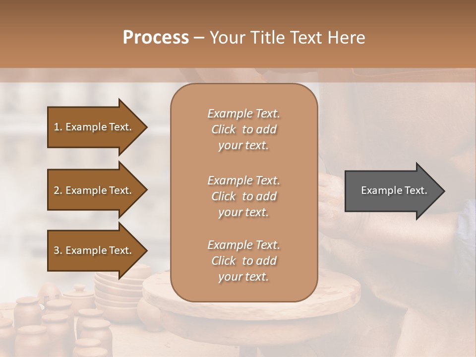 Making Person Ceramic PowerPoint Template