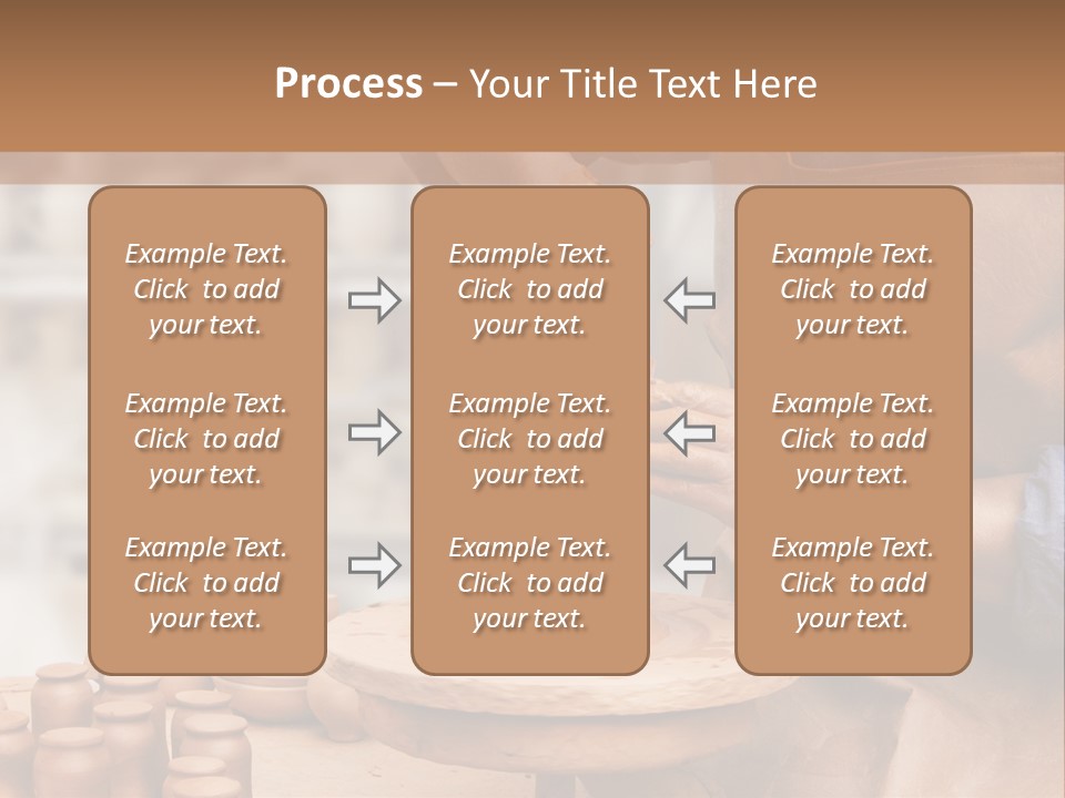 Making Person Ceramic PowerPoint Template