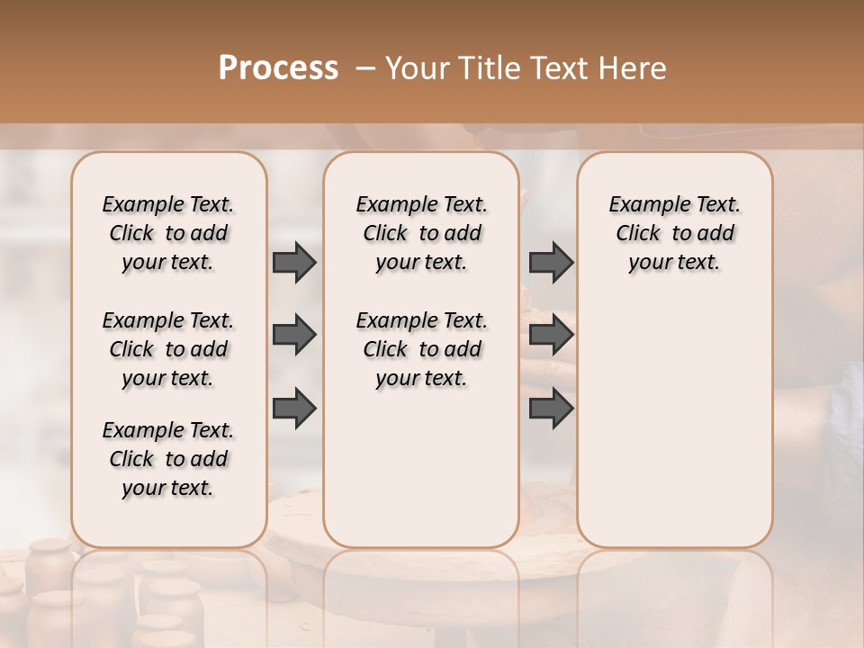 Making Person Ceramic PowerPoint Template