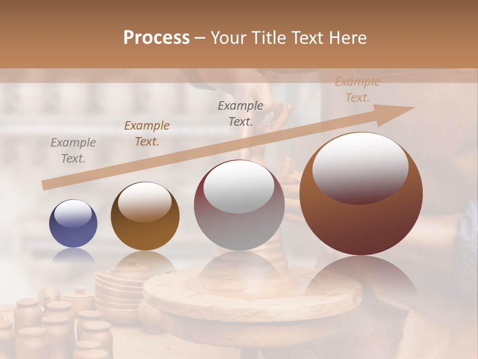 Making Person Ceramic PowerPoint Template