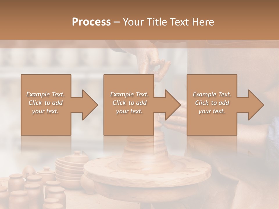 Making Person Ceramic PowerPoint Template