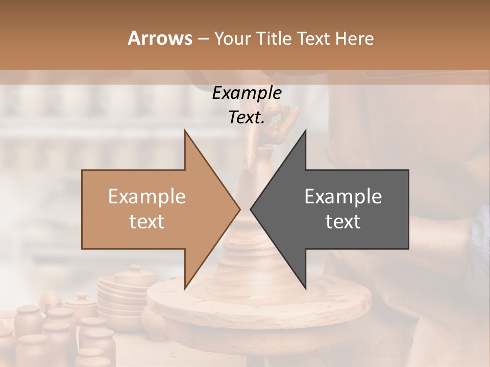 Making Person Ceramic PowerPoint Template