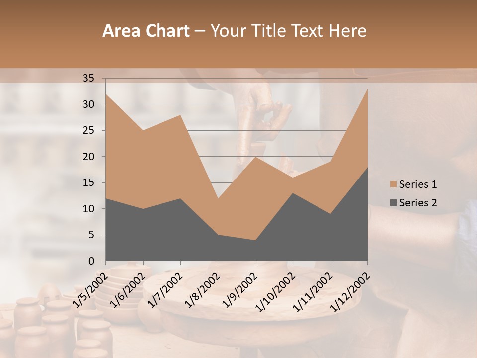 Making Person Ceramic PowerPoint Template