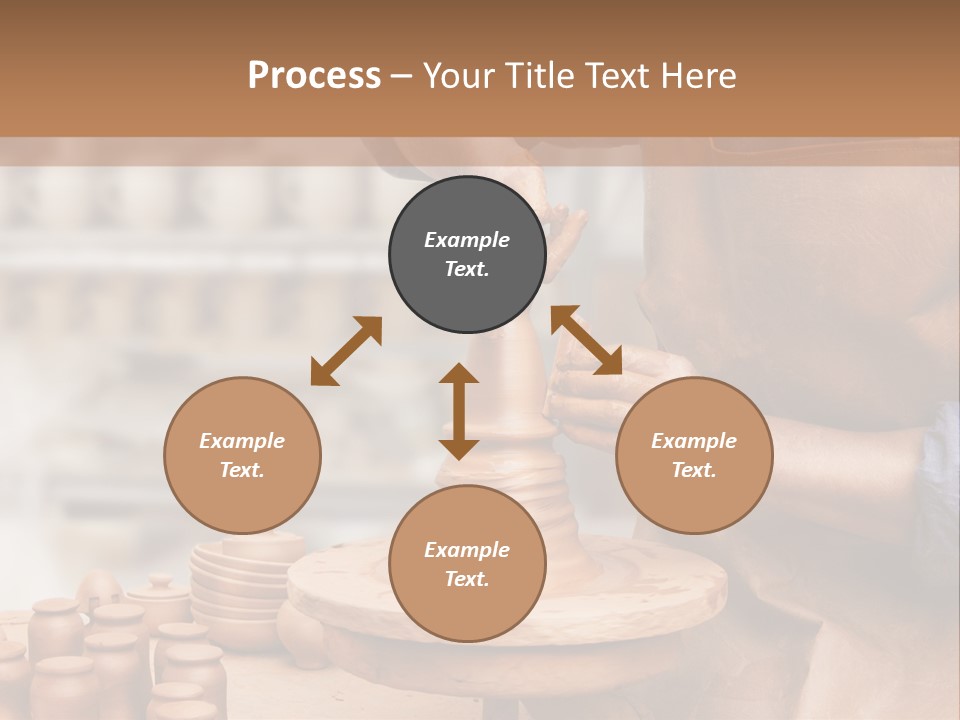 Making Person Ceramic PowerPoint Template