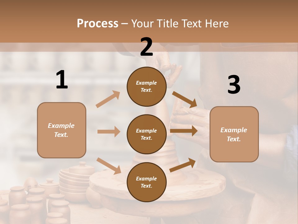 Making Person Ceramic PowerPoint Template