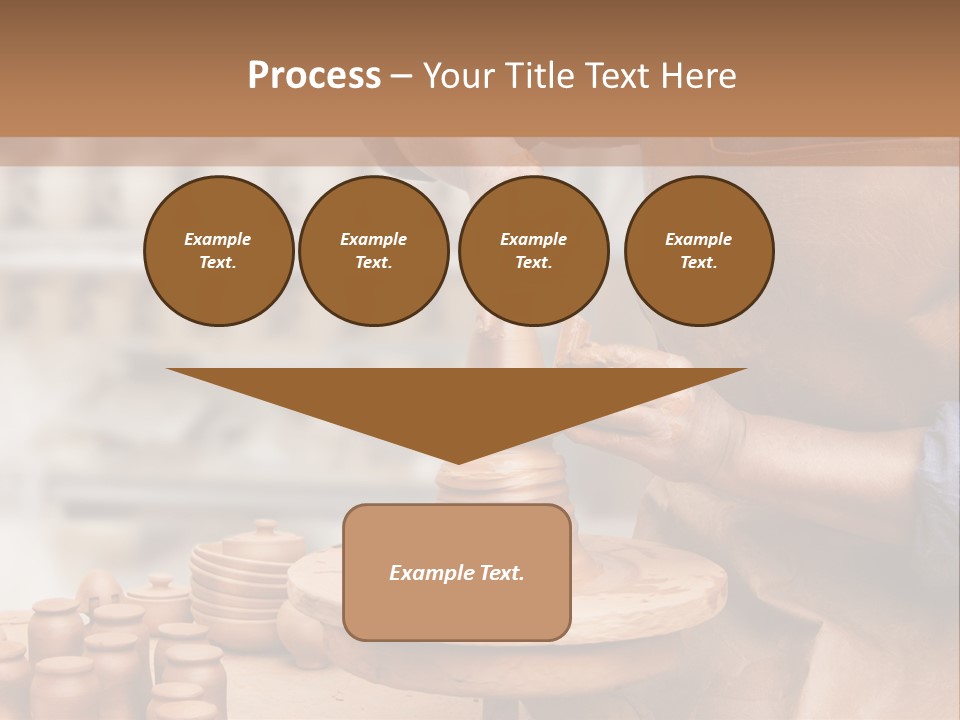 Making Person Ceramic PowerPoint Template