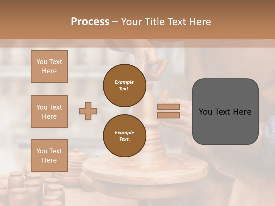 Making Person Ceramic PowerPoint Template