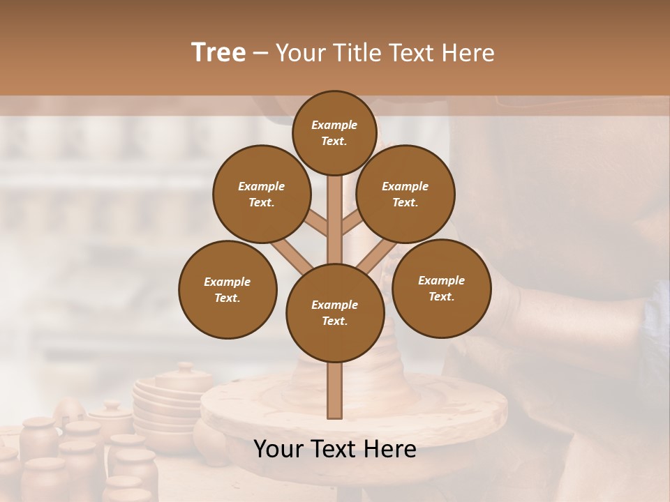 Making Person Ceramic PowerPoint Template