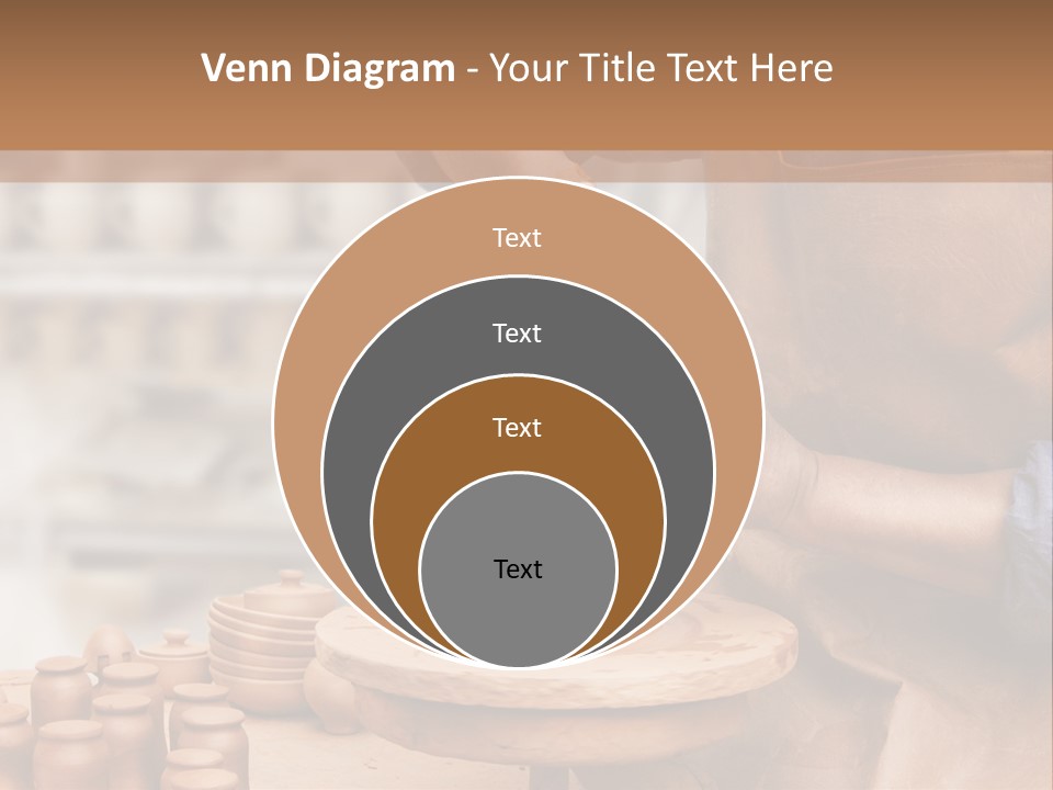 Making Person Ceramic PowerPoint Template