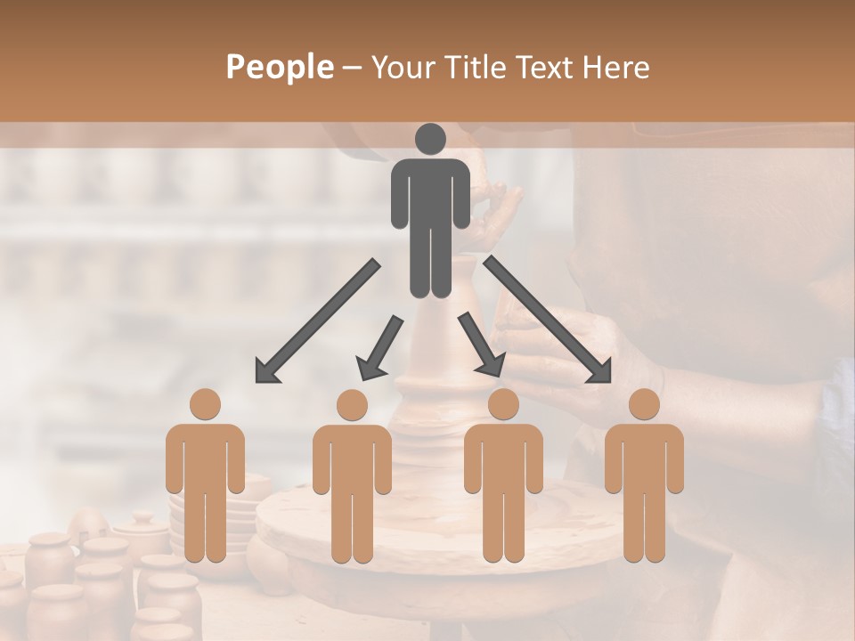 Making Person Ceramic PowerPoint Template