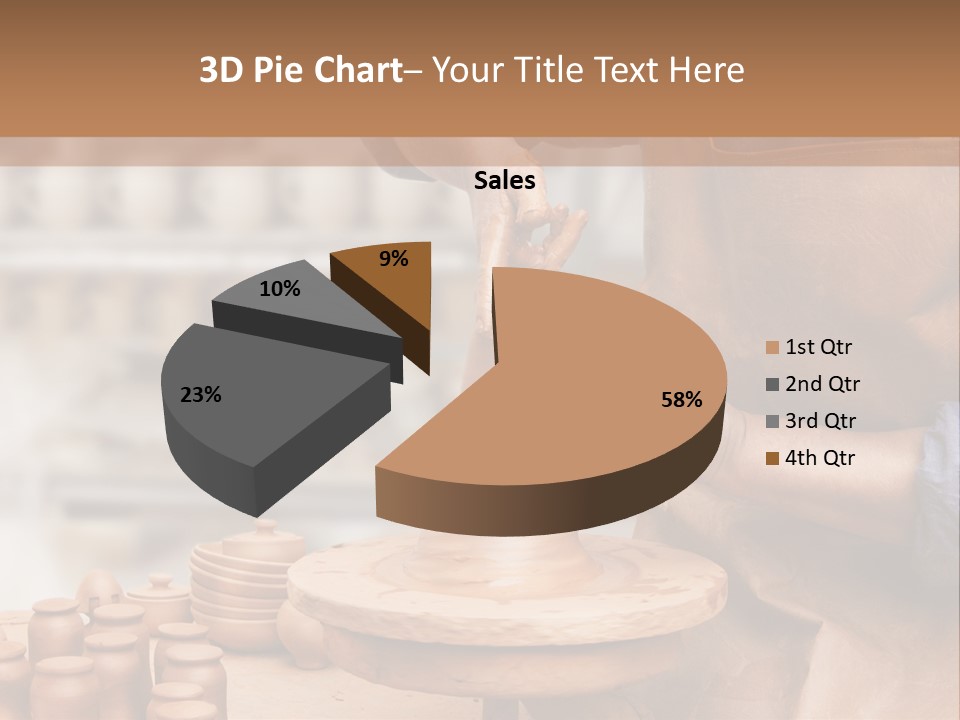 Making Person Ceramic PowerPoint Template
