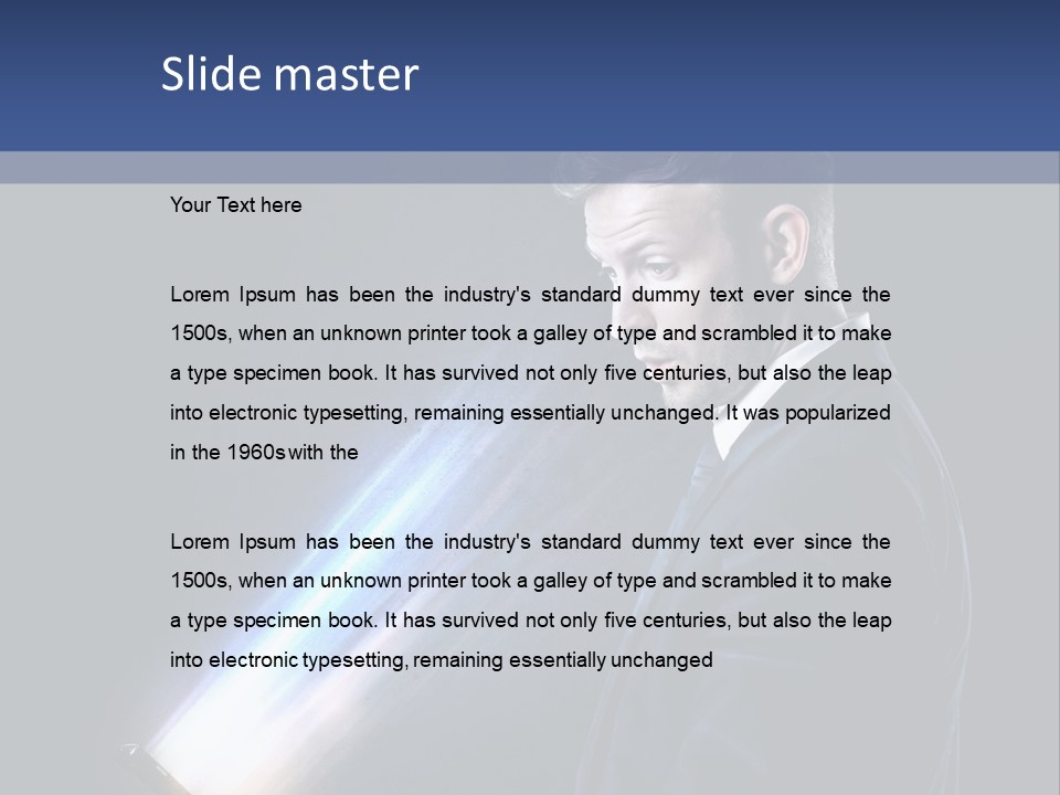 Shock Shine Fascination PowerPoint Template