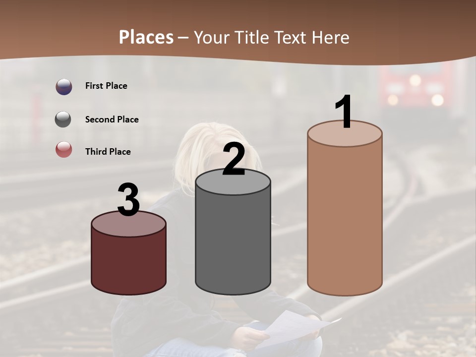 Melancholy Depressed Handwriting PowerPoint Template