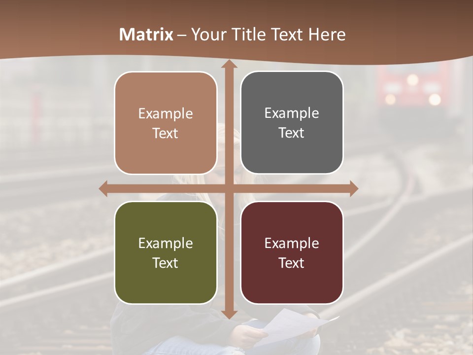 Melancholy Depressed Handwriting PowerPoint Template