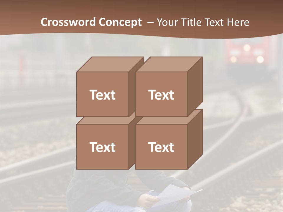 Melancholy Depressed Handwriting PowerPoint Template