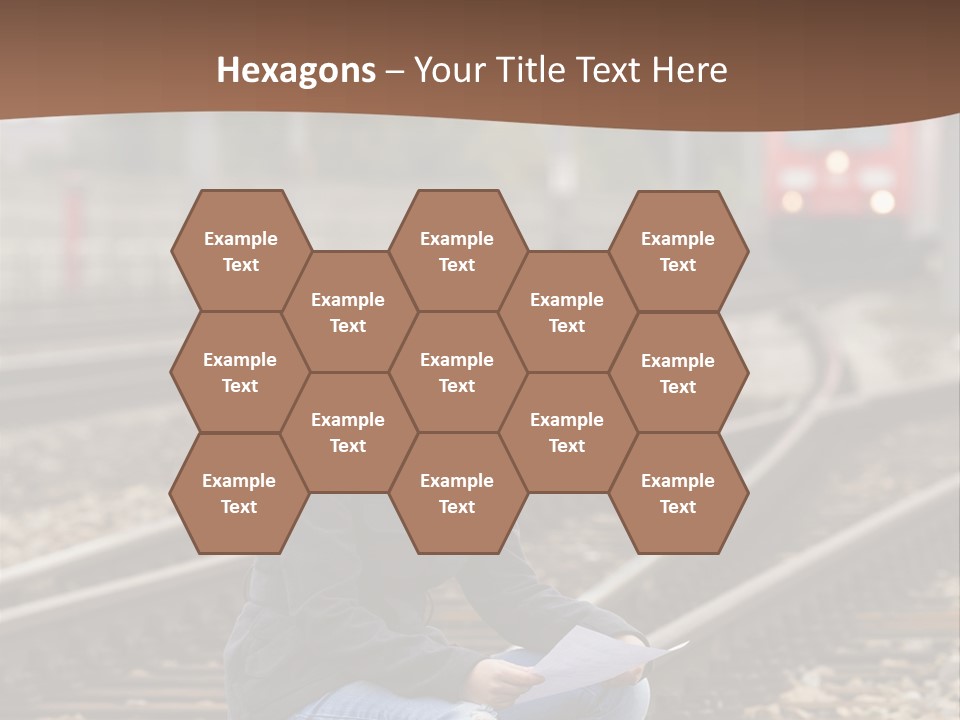 Melancholy Depressed Handwriting PowerPoint Template