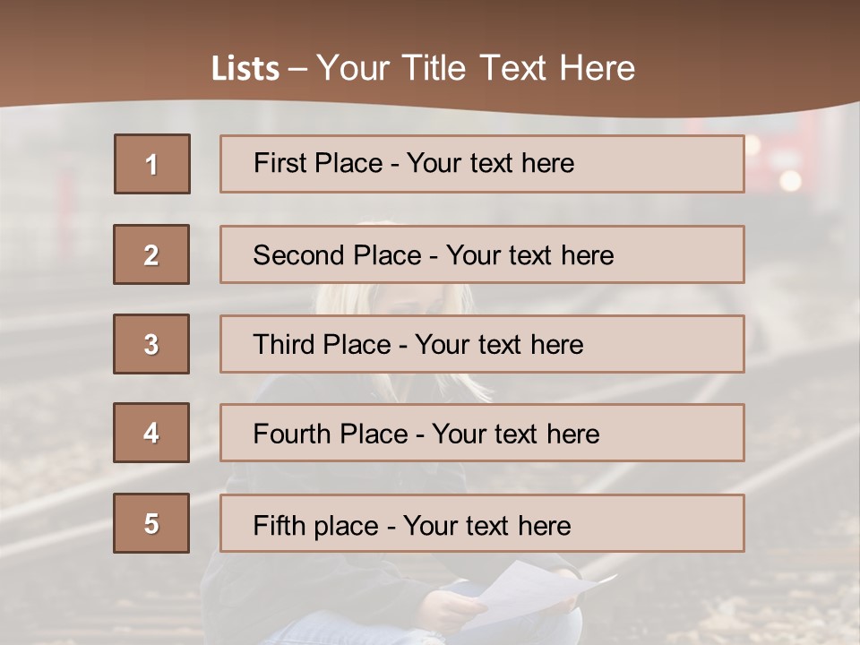 Melancholy Depressed Handwriting PowerPoint Template