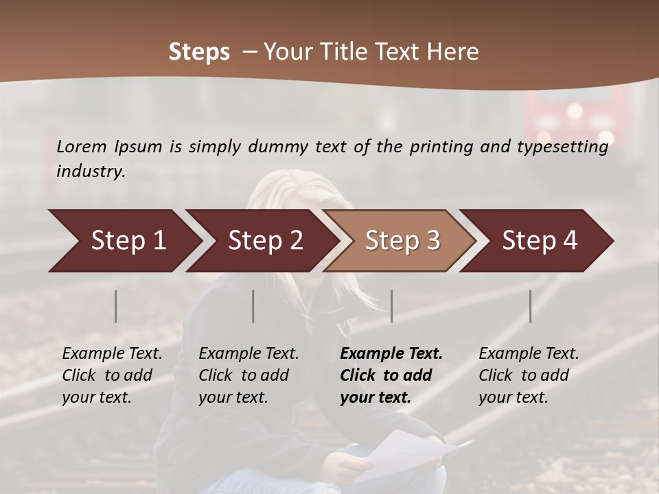 Melancholy Depressed Handwriting PowerPoint Template