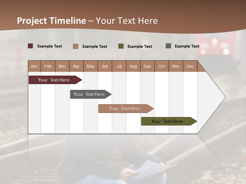 Melancholy Depressed Handwriting PowerPoint Template