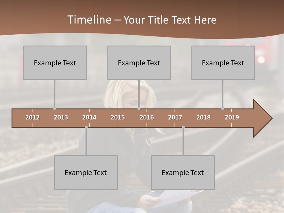 Melancholy Depressed Handwriting PowerPoint Template