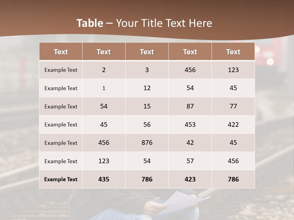 Melancholy Depressed Handwriting PowerPoint Template