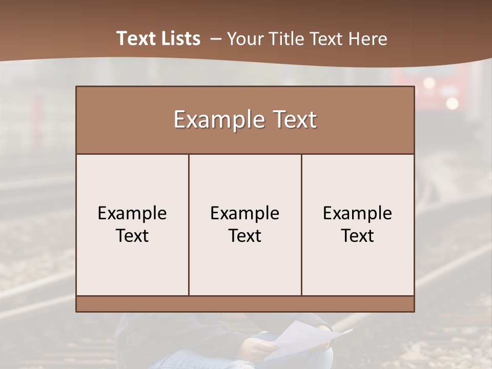 Melancholy Depressed Handwriting PowerPoint Template
