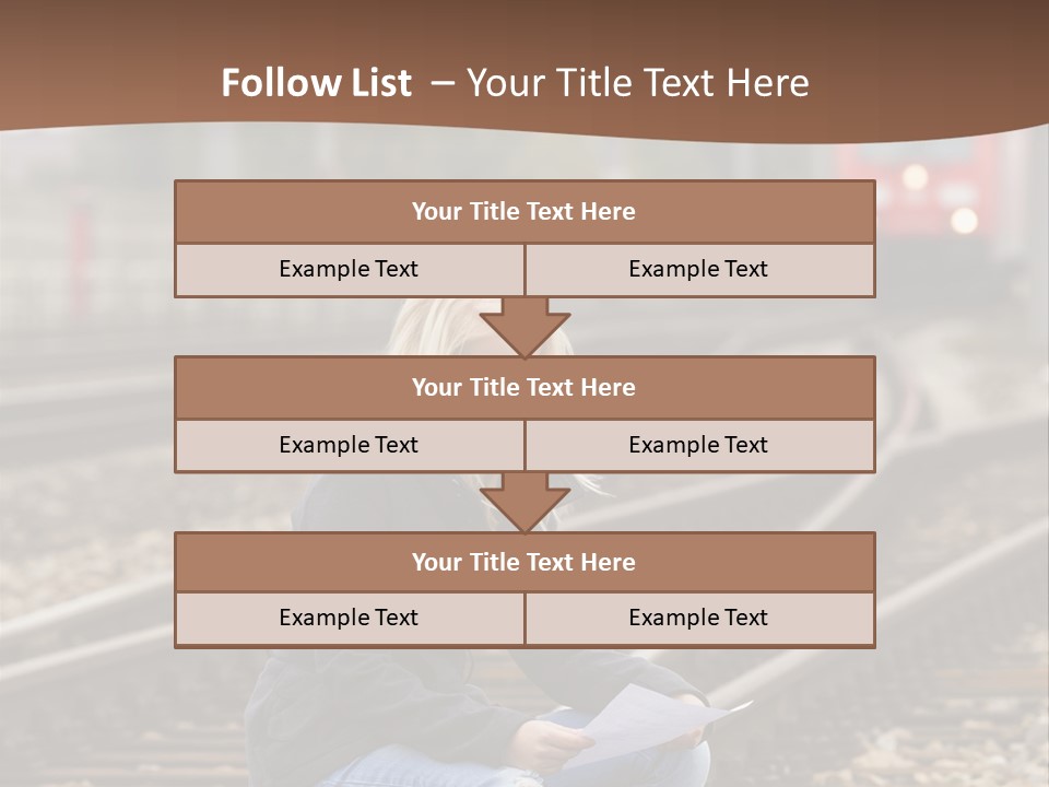 Melancholy Depressed Handwriting PowerPoint Template