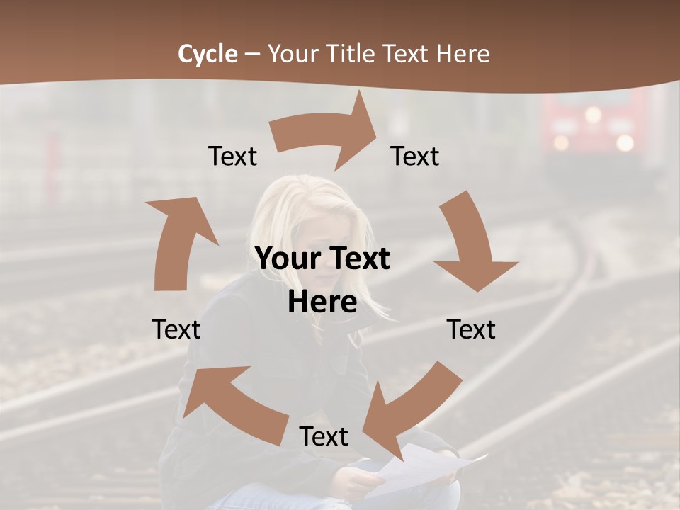 Melancholy Depressed Handwriting PowerPoint Template